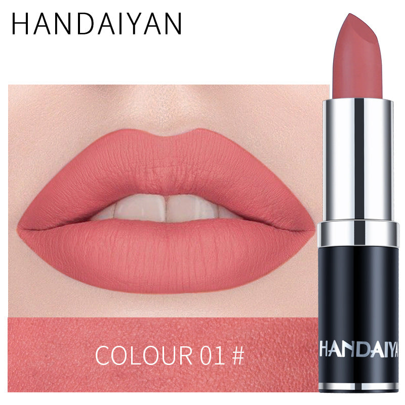 New velvet lipstick beauty personal care HANDAIYAN long-lasting waterproof popping matte lipstick lipstick high-end cosmetics