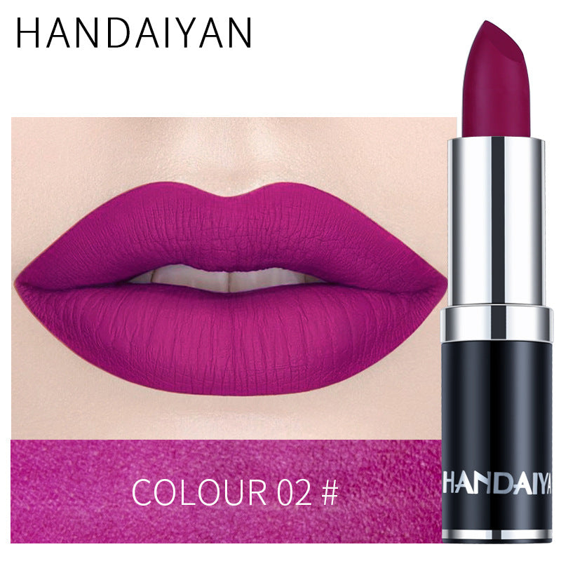 New velvet lipstick beauty personal care HANDAIYAN long-lasting waterproof popping matte lipstick lipstick high-end cosmetics