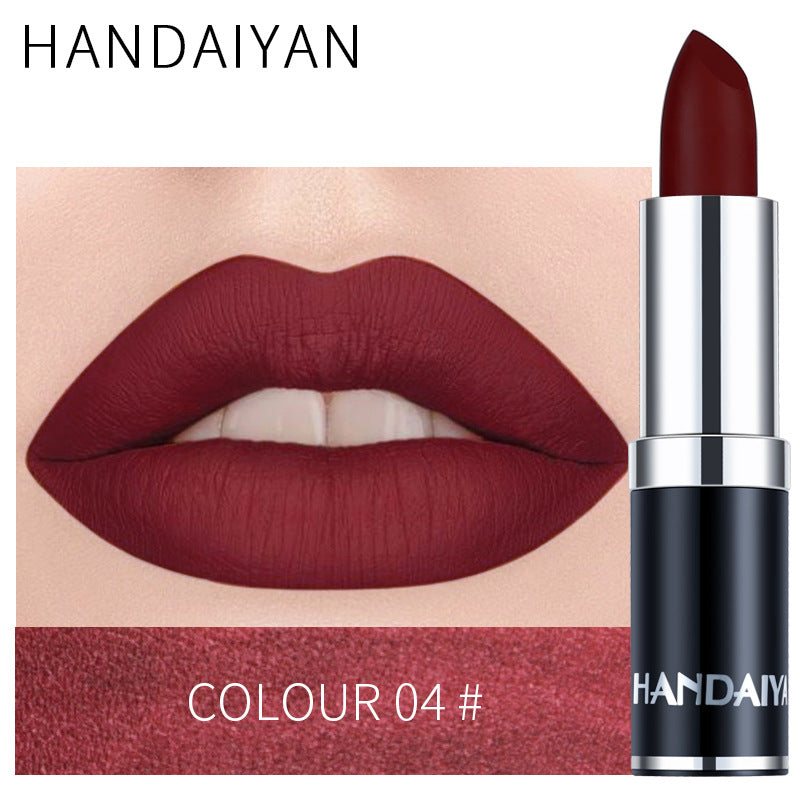 New velvet lipstick beauty personal care HANDAIYAN long-lasting waterproof popping matte lipstick lipstick high-end cosmetics