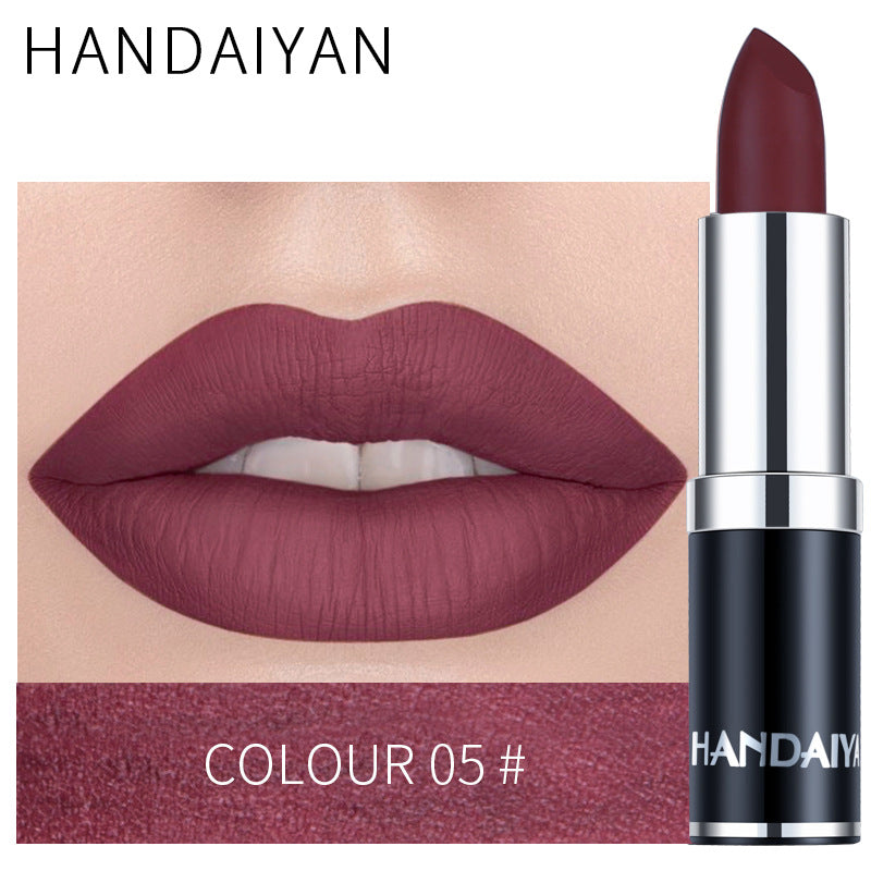 New velvet lipstick beauty personal care HANDAIYAN long-lasting waterproof popping matte lipstick lipstick high-end cosmetics