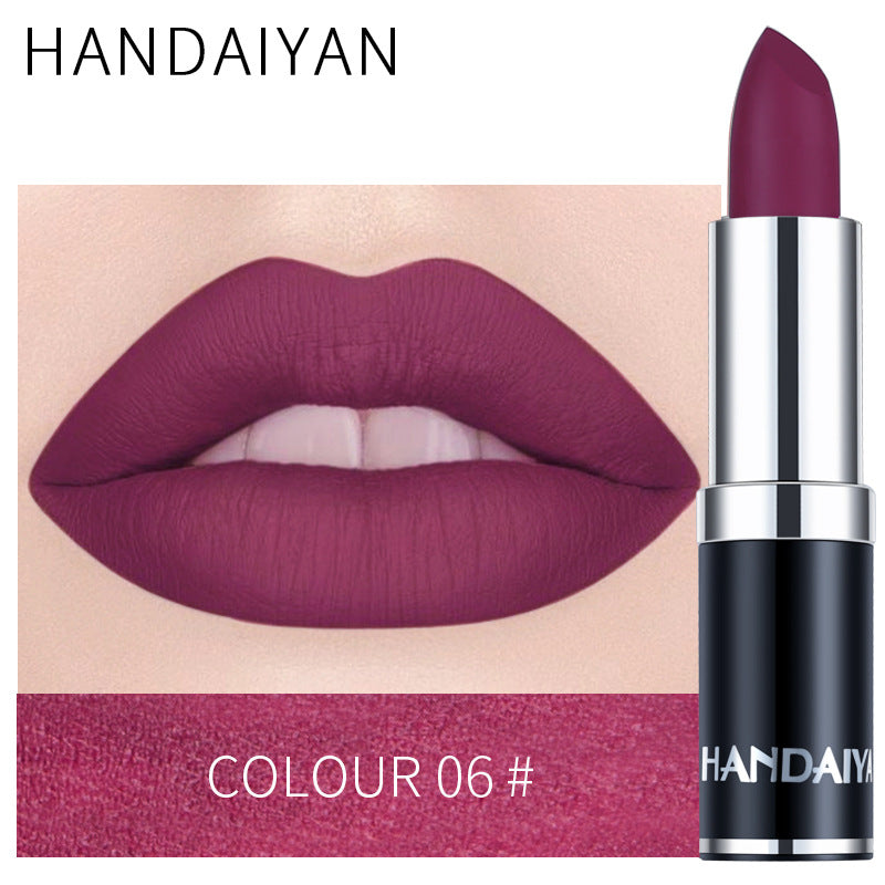 New velvet lipstick beauty personal care HANDAIYAN long-lasting waterproof popping matte lipstick lipstick high-end cosmetics