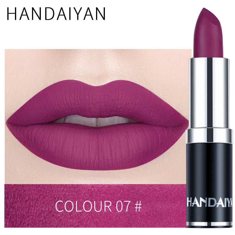 New velvet lipstick beauty personal care HANDAIYAN long-lasting waterproof popping matte lipstick lipstick high-end cosmetics