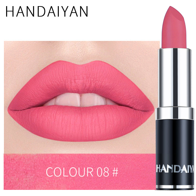 New velvet lipstick beauty personal care HANDAIYAN long-lasting waterproof popping matte lipstick lipstick high-end cosmetics