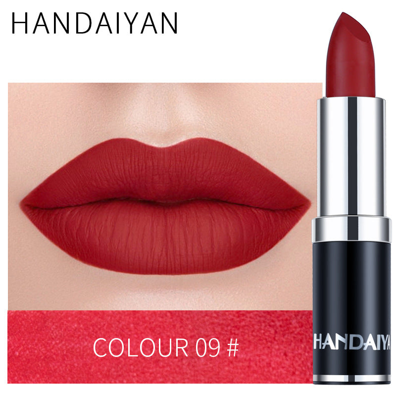 New velvet lipstick beauty personal care HANDAIYAN long-lasting waterproof popping matte lipstick lipstick high-end cosmetics