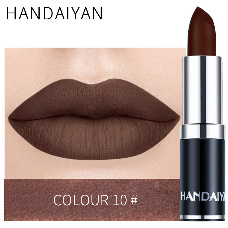 New velvet lipstick beauty personal care HANDAIYAN long-lasting waterproof popping matte lipstick lipstick high-end cosmetics