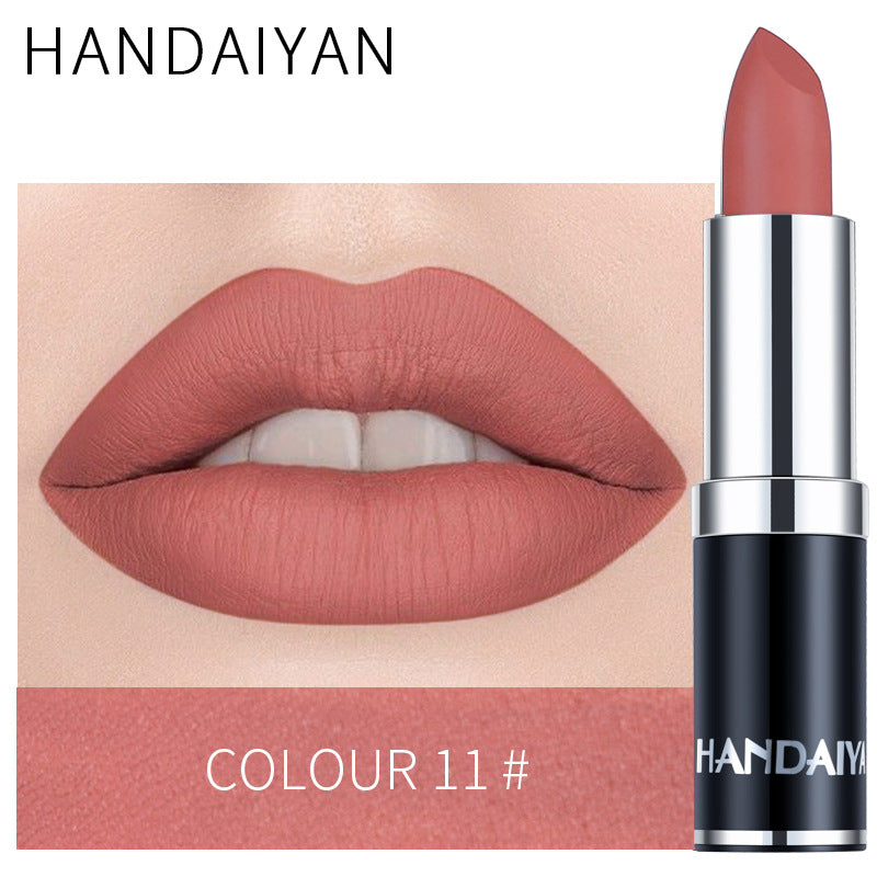 New velvet lipstick beauty personal care HANDAIYAN long-lasting waterproof popping matte lipstick lipstick high-end cosmetics