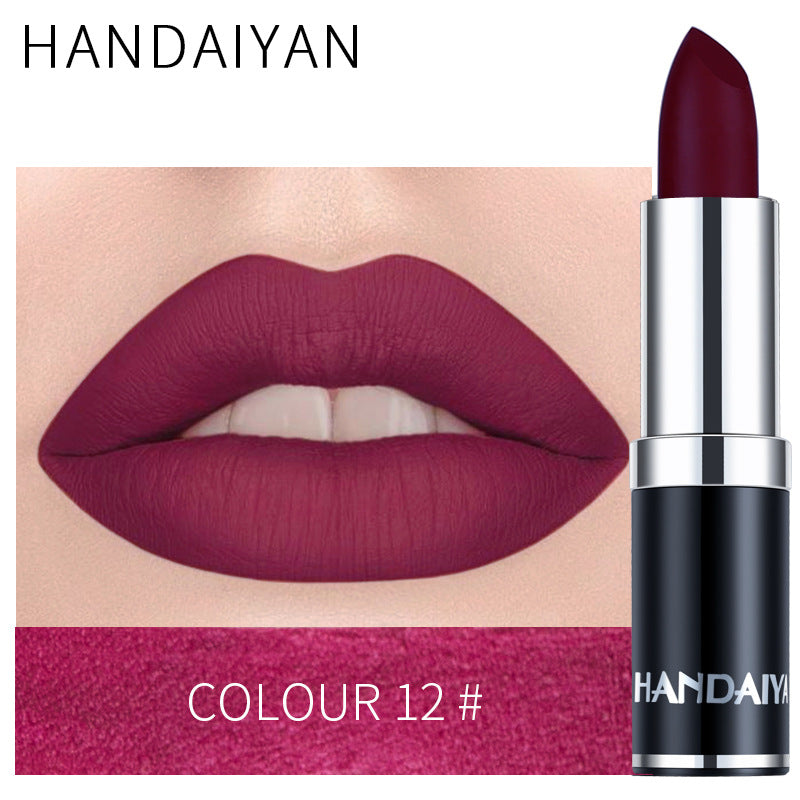 New velvet lipstick beauty personal care HANDAIYAN long-lasting waterproof popping matte lipstick lipstick high-end cosmetics